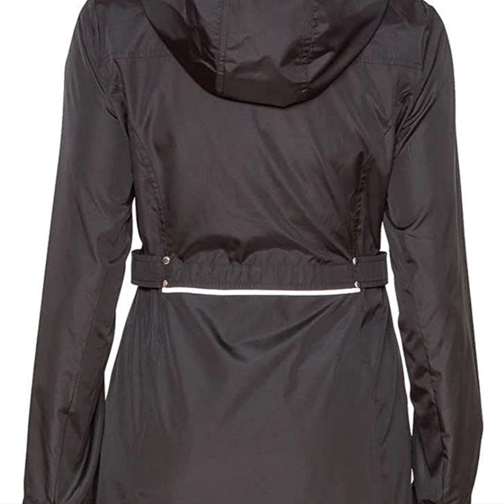 🆕️ JONES NEW YORK WOMEN'S  BLACK PARKA JACKET - Picture 4 of 7